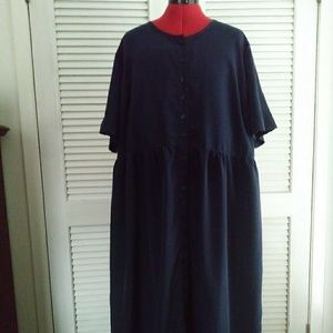 Only Necessities dress size 2X Indigo blue